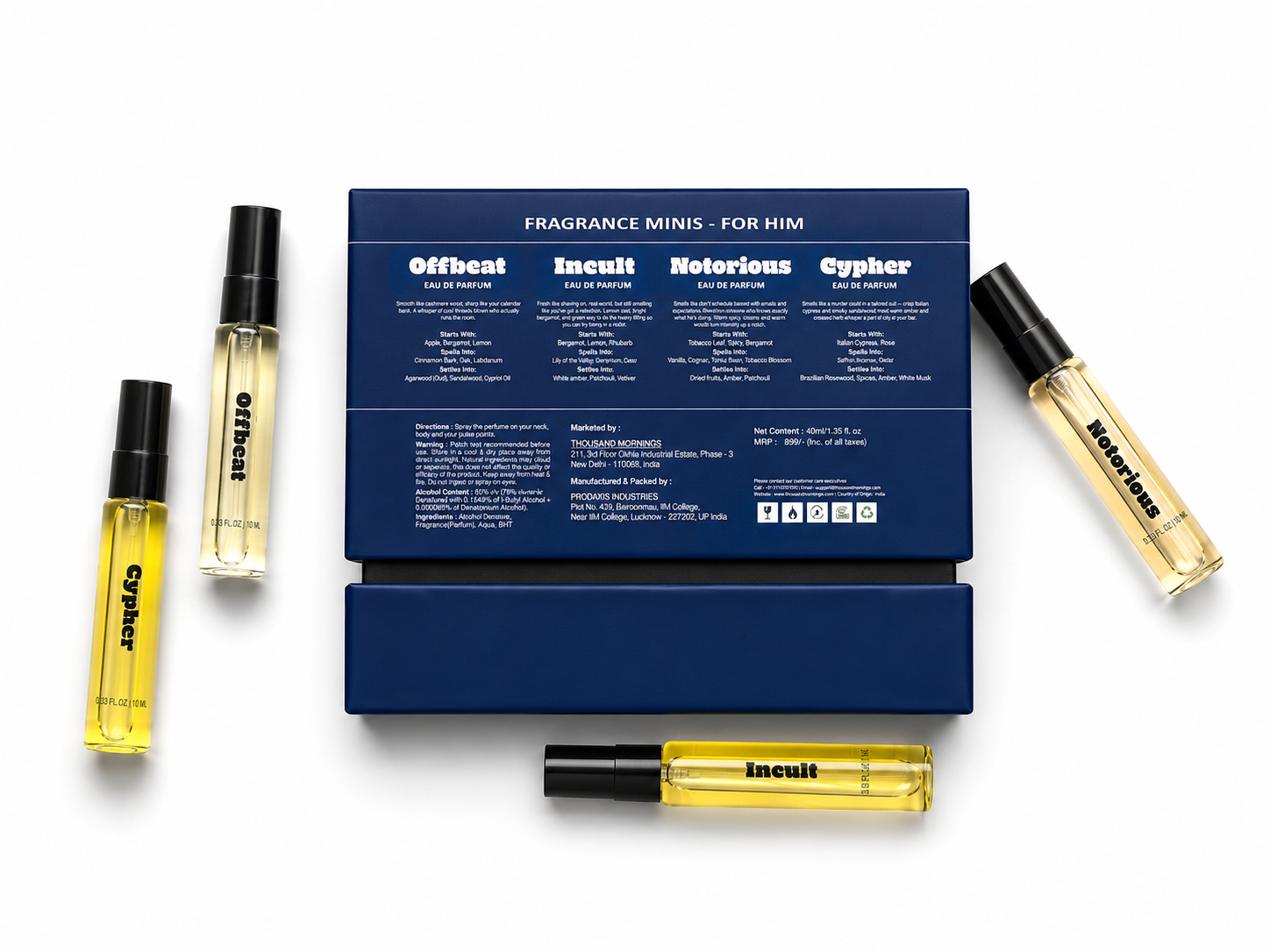 Fragrance Minis for Him